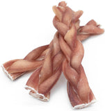 6 Inch Braided Bully Stick (20 Pieces)